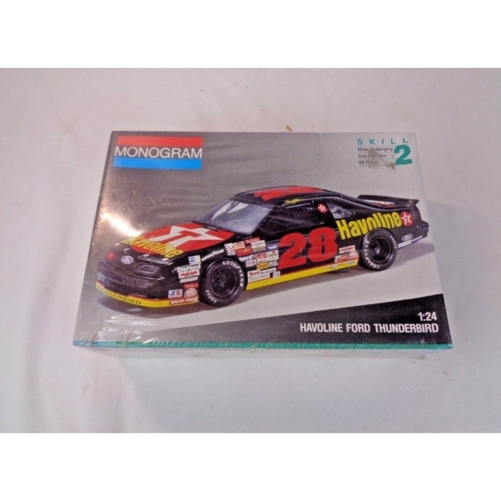 1995 Monogram 2430 Havoline Ford Thunderbird #28 Model Kit 1:24 Sealed Box